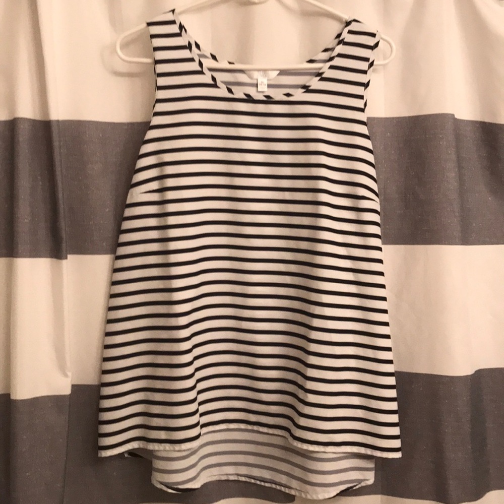 Time and true sleeveless shirt